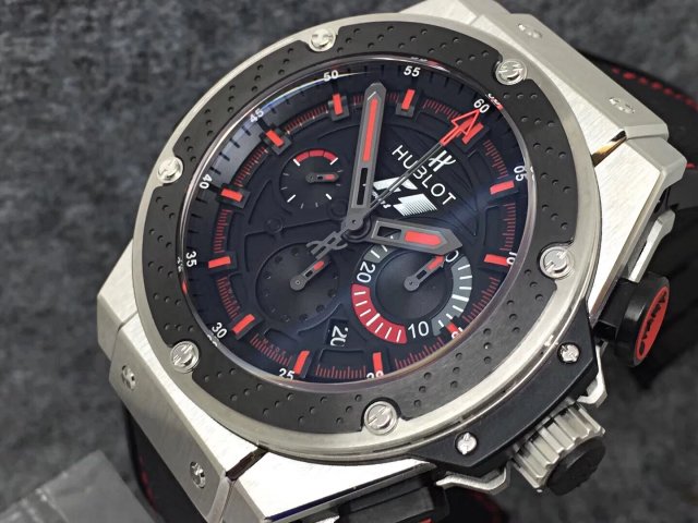 V6 Factory Replica Hublot Big Bang King Power F1 Ceramic Watch with Clone HUB4100 Movement